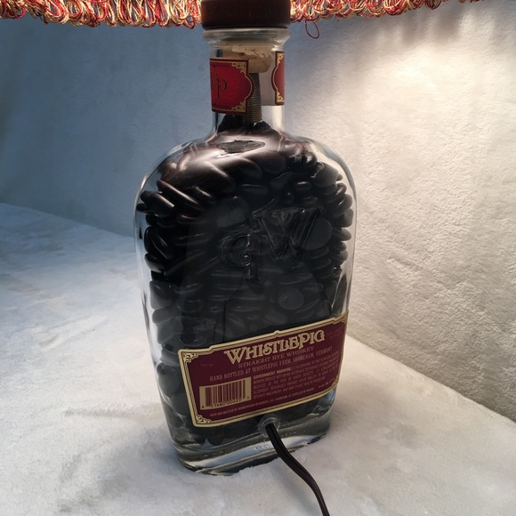 WhistlePig 12 yr  Rye Whiskey Bourbon bottle lamp - Picture 7 of 7